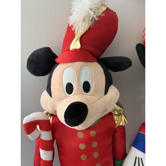 Christmas Holiday Disney 24 in Minnie Mickey Mouse Toy Soldier Marching Band - Picture 2 of 11